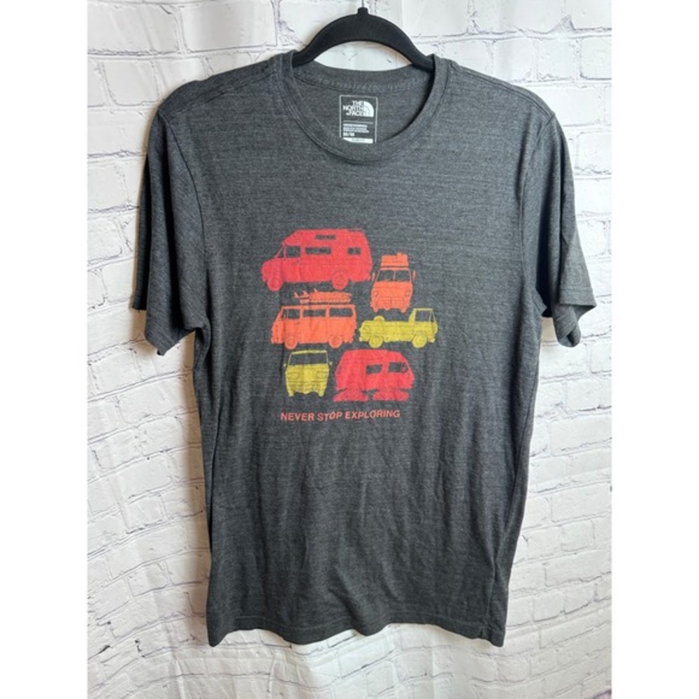 The North Face Graphic Tee Never Stop Exploring Camping‎ Van T-Shirt M